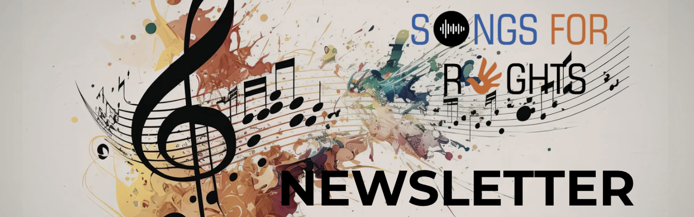 Konzipiere einen Mailchimp-Newsletter für Songs for Rights