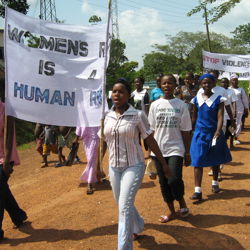 Demo beim Menschenrechtstag 